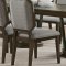 Selma Dining Table 64090 in Tobacco & Gray by Acme w/Options