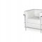 F02 Nube Sofa in White Leather by At Home USA w/Options