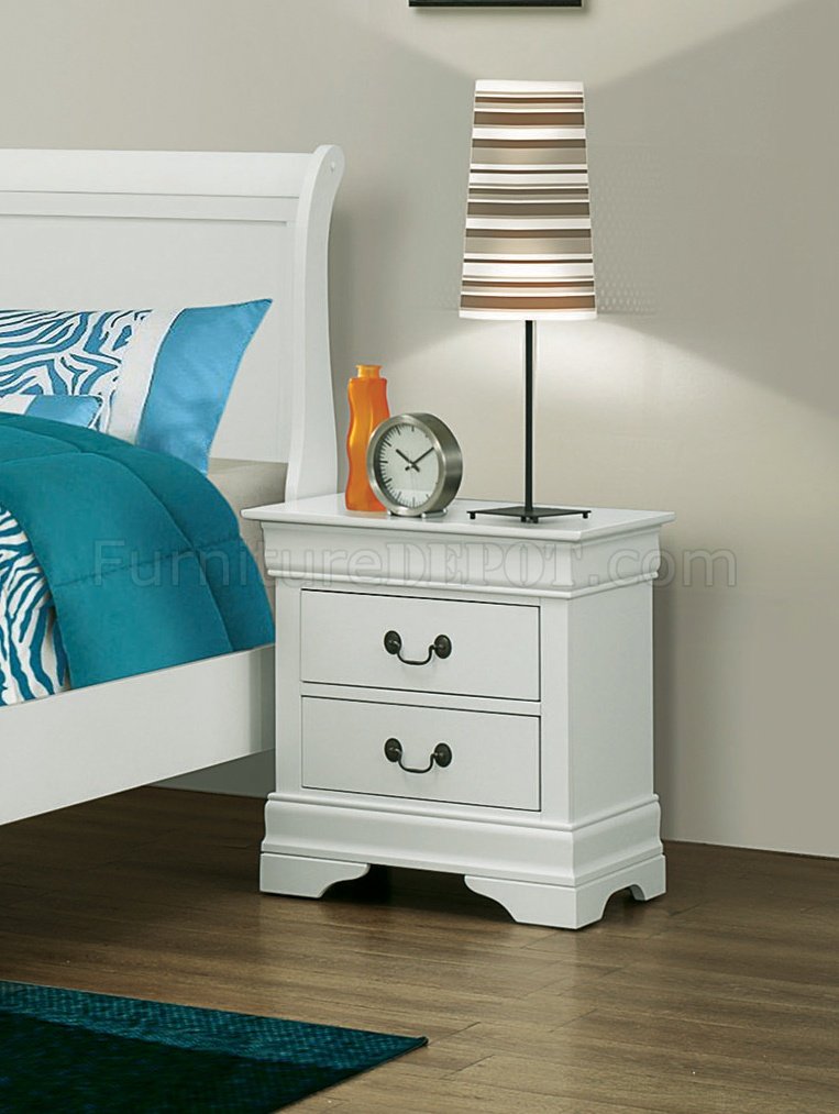 Louis Philippe White Bedroom Dresser- Coaster 204693
