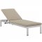 Shore Outdoor Patio Chaise Choice of Color EEI-2660 by Modway