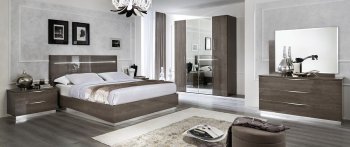 Legno Bedroom in Silver Birch by ESF w/Optional Case Goods [EFBS-Legno Silver Birch]