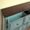 Orofino Accent Hallway Chest CM-AC147 Distressed Teal & Cherry