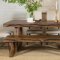 Paloma Dining Table in Rich Sienna 110561 by Coaster w/Options