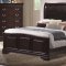 Dark Cappuccino Finish Traditional Bed w/Optional Casegoods