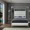 Encore Bed in White Faux Leather by Meridian w/Options