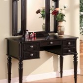 Black Finish Stylish Large Scaled Vanity