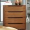 Lennart CM7386A-MO 5Pc Bedroom Set in Oak Finish w/Options