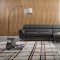 S266 Sectional Sofa in Gray Leather by Beverly Hills