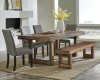 Paloma Dining Table 109561 in Grey Sheesham by Coaster w/Options