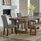 Paloma Dining Table 109561 in Grey Sheesham by Coaster w/Options