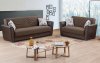 Toronto Sofa Bed in Brown Fabric by Empire w/Options