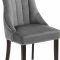 Oxford Dining Chair 721 Set of 2 Grey Velvet Fabric by Meridian