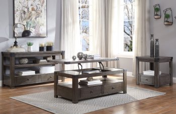 Melville 3Pc Coffee & End Table Set 87100 in Ash Gray by Acme [AMCT-87100-Melville]