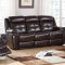 Anita Power Motion Sofa 54160 in Espresso Leather Match by Acme