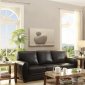 Rubin Sofa & Loveseat Set 9734BK Black by Homelegance w/Options