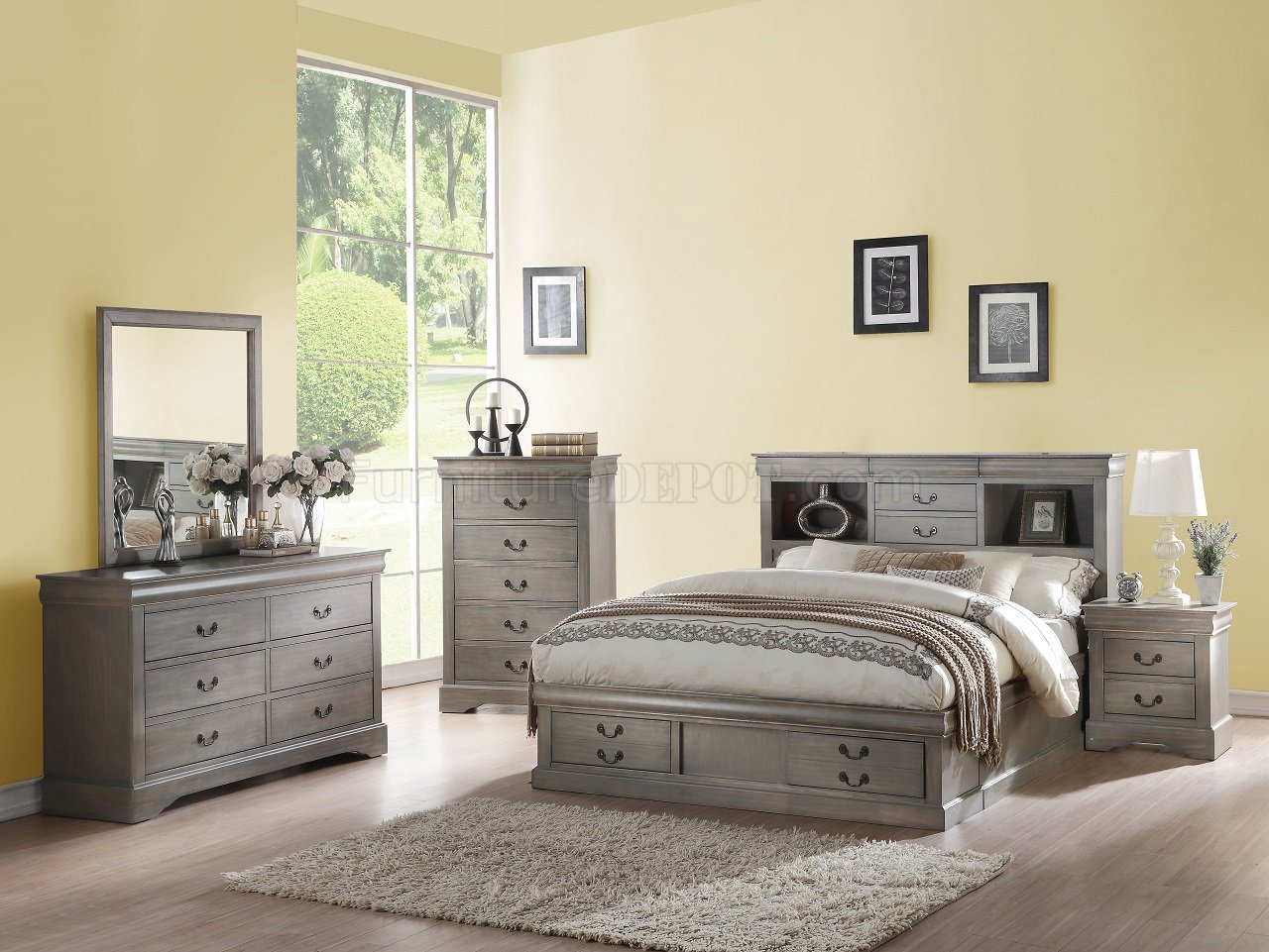 Acme Furniture Louis Philippe III Collection 24390Q5PC Bedroom Set