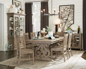 Tinley Park Dining Table D4646 Gray by Magnussen w/Options [SFMGDS-D4646-20 Tinley Park]