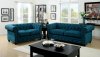 Stanford Sofa CM6269TL in Dark Teal Fabric w/Options