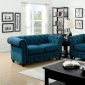 Stanford Sofa CM6269TL in Dark Teal Fabric w/Options