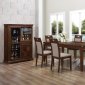 103661 Warren Dining Table in Walnut by Coaster w/Optional Items