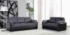 Willow 433003 Sofa & Loveseat in Grey Fabric by New Spec