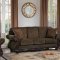 Mandeville Sofa 8239 in Brown Chenille Fabric by Homelegance