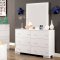 Lizbeth CM7840 4Pc Kids Bedroom Set in White w/Options