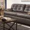 Saturo Sofa 55770 in Gray Top Grain Leather Match by Acme