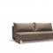 Supremax Sofa Bed in Begum Olive w/Chromed Legs by Innovation