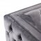 Rimini Sofa TOV-L4113 in Grey Velvet Fabric by TOV Furniture