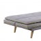 Savilla Adjustable Sofa 57164 in Gray Linen Fabric by Acme