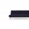 Oldschool Styletto Sofa Bed in Navy by Innovation w/Wooden Legs