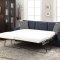 Catherine Sofa-Bed 52293 in Blue Fabric by Acme w/Options