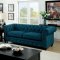 Stanford Sofa CM6269TL in Dark Teal Fabric w/Options