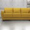 Valeria Sofa 54945 in Mustard Leather by Mi Piace w/Options