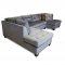 Barton Sectional Sofa K39400 in Blue Grey Fabric by Klaussner