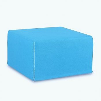 Footstool-15 416012BL in Blue Fabric w/Bed Function by New Spec [NSO-416012BL-Footstool-15]