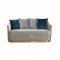 Ardine Sofa & Loveseat Set in Grey Velvet Fabric by VIG