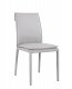 Togo Dining Chair Set of 2 in Pewter Leather by J&M