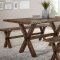 Tratha 3Pc Dining Set 72900 in Antique Oak by Acme