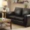 Rubin Sofa & Loveseat Set 9734BK Black by Homelegance w/Options