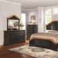 Oleta 203180 Bedroom in Black & Honey by Coaster w/Options