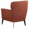 Andrea Accent Chair Set of 2 903081 in Orange Fabric by Coaster