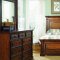 Medium Oak Traditional Huntly Bed w/Optional Case Goods