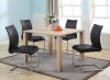 Jane 5Pc Dining Set in Light Oak by Chintaly