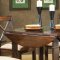 Dark Cherry Finish Contemporary Dinette w/Round Table