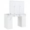 Regina Vanity Set 930245 in White by Coaster w/Stool