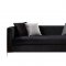 Fergal Sofa 55665 in Black Velvet & Gold by Acme w/Options