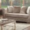 Tamara Fabric Sofa 54265 in Beige Velvet by Acme w/Options