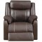 Domino Motion Sofa & Loveseat Set in Chocolate by Klaussner